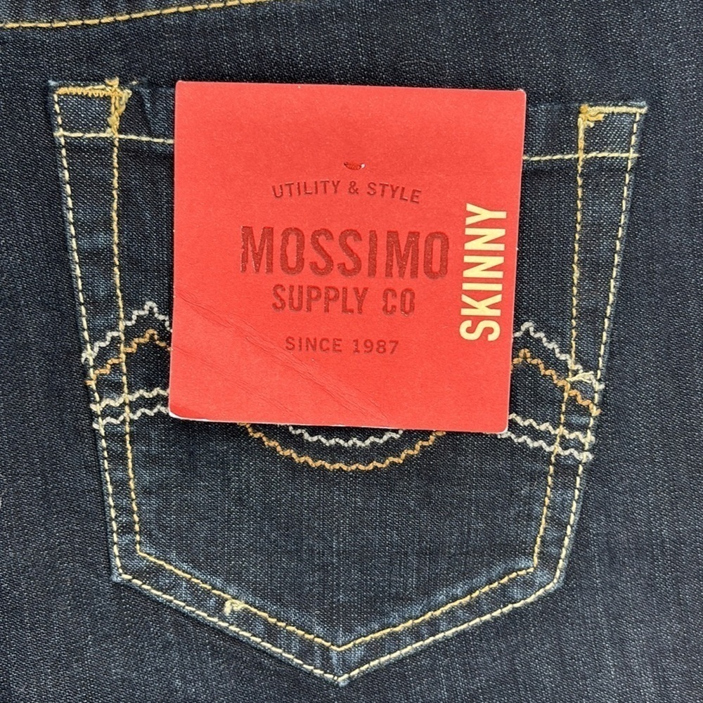 Mossimo Supply Co Low Rise Skinny Jeans Size 7 Regular Dark Wash Indigo NWT! - Picture 8 of 10